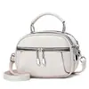 Nova bolsa de mão, bolsa redonda mini, bolsa de ombro fashion, bolsa transversal simples, bolsa feminina casual, bolsa de mãe