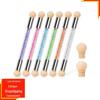 Ferramentas de Nail Art Caneta Esponja para Unhas Ponta Dupla Caneta Dotting Caneta para Borrar Tinta Caneta para Nail Art Degradê Venda por Atacado de Fábrica