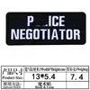 Velcro Transfronterizo Grande Personal de Seguridad Inglés Parche de Tela Bordado Insignia Decorativa Trasera Parche Transfronterizo