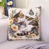 Nova Almofada de Assento Impressa em 3D Capa de Almofada Estampada de Desenho Animado Falso 3D Almofada para Sofá de Sala de Estar Casa Quarto Capa de Almofada Decorativa
