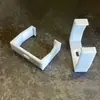 Soporte de Enchufe para Enchufe de Pared Perforado, Soporte de Enchufe Blanco de 2 Piezas, Tablero de Cableado Blanco, Modelo Nuevo, Impreso en 3D, Transfronterizo