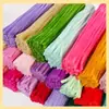 Palitos retorcidos de poliéster Tiras de felpa macarrón Ramo Jardín Niños Bricolaje Manualidades para padres e hijos Palitos retorcidos