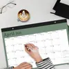 Amazon Calendario Personalizado Calendario de Pared en Inglés Color Sólido Calendario de Escritorio Calendario de Mesa de Exportación Proceso de Estampado Dorado Simple Moderno Negocios