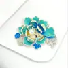Broche de Flor Peônia Estilo Chinês para Mulheres, Corsage de Flor de Pérola de Alta Qualidade, Acessórios de Pin de Roupa Cheongsam Personalizados Versáteis