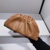 Outlet de fábrica 2024 Nuevo AM Axi Ge Mismo estilo Bolso Nube Cuero Suave Piel de Vaca Bolso de Mujer Hombro Bolso de Mano Dumpling