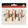 Venta al por mayor de fábrica capa de natación completa Señuelo Luya 9cm12.5g anzuelo simple cola en T pez plomado cebo blando anti-colgante fondo cebo artificial