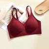 Roupa íntima de alta qualidade, anti-abrasão, antigravidade, sem marcas, para mulheres, com suporte superior, push-up, pull-up, fixação mamária, sutiã quente para músculos