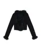 Cardigan T-shirt Feminino Estilo Coreano Slim Fit Gola V Desfiado Retrô Outono Inverno Harajuku Desejo Puro Menina Popular Sexy Top Peça de Sobrepor Tendência