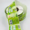 Etiqueta Autoadhesiva Personalizada para Pan Calcomanía Selladora para Botellas de Agua Aceite Comestible Calcomanía con Logo Impermeable Fácil de Rasgar Impresión de Calcomanías