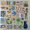 Nuevas Pegatinas Decorativas Estéticas con Relieve de Dibujos Animados para Fundas de Teléfono DIY, Patinetas, Vasos de Agua, Pegatinas Lindas de Teléfono de PET Transfronterizas