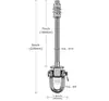 Gancho de balanceo de alta resistencia de acero inoxidable 304, Bola redonda de acero inoxidable Desmontable Silla hamaca Saco de arena Accesorios de hardware