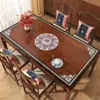 Tapete para Mesa de Comedor de Vidrio Blando Ecológico Inodoro de PVC Fabricante Suministro Directo Procesamiento Personalización Se Puede Enviar Sin Amarillear Impermeable y a Prueba de Aceite