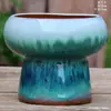 Maceta de Cerámica Gruesa Hecha a Mano para Suculentas Oferta Especial Olla Caliente Olla de Cerámica Gruesa Calibre Grande Maceta de Cerámica para Plantas Verdes Simples Liquidación Maceta de Cerámica