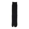 Calcetines de dedo calcetines de dos dedos para mujer primavera y otoño algodón puro doble aguja raya calcetines de algodón media pantorrilla negro blanco gris desodorante sin costuras calcetines de felpa