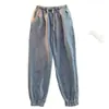 Pantalones de Otoño Invierno para Hombre Estilo High Street Americano Marca de Moda Rectos Holgados Estilo Coreano Ajuste Delgado Modernos Cortos
