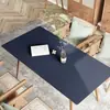 Jogo Americano de Couro Cor Sólida, Jogo Americano de Mesa de Jantar, Protetor de Mesa, Resistente a Manchas, Impermeável, à Prova de Óleo, Resistente ao Calor, Protetor de Mesa de Estudante