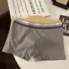 Nuevos calzoncillos tipo bóxer para hombre con tacto de algodón 10A antibacterianos talla grande transpirables de cuatro esquinas paquete de 4