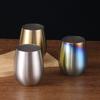 Taza de cáscara de huevo de Amazon transfronteriza, de acero inoxidable 304, con forma de U, creativa y colorida, para agua y cerveza, directa de fábrica