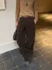 Pantalones Mágicos Han Xun Maillard, Pantalones de Pana de Pierna Ancha Vintage de Cintura Alta Adelgazantes para Mujer, Colección Otoño 2026 27509