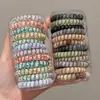 2026 Nuevo Estilo Coreano de Gama Alta Cuerda de Teléfono para el Cabello para Mujeres, Banda Elástica de Alta Elasticidad para Coletas Altas, Bandas Elásticas Coloridas