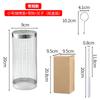 Jaula para barbacoa de acero inoxidable 304 transfronteriza, cilindro para barbacoa al aire libre, tubo de malla ahumada, herramientas para barbacoa de Amazon