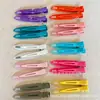 Pinzas para el pelo básicas estilo coreano, pinzas para flequillo lateral, pinzas de cocodrilo sin costuras de colores dopamina, accesorios para el pelo primavera-verano para niñas