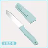 Juego de Cuchillos de Acero Inoxidable para Cocina de Comida para Bebés, Cuchillo para Cortar Verduras, Tabla de Cortar, Utensilios de Cocina, Cuchillo para Frutas, Pelador, Cuchillo Antibacteriano