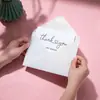 Sobres de Papel Perlado Blanco Hielo Sencillo Estilo Occidental en Stock Transfronterizos Invitaciones para Bodas y Fiestas Estilo Europeo Sobres Autoadhesivos