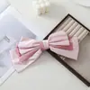 Pinza para el Cabello con Lazo Multicapa, Pinza de Resorte Elegante de Satén de Lujo Ligero Estilo Francés para Cola de Caballo Grande, Venta al por Mayor desde el Fabricante
