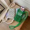 Bolsa de Teléfono Móvil Tejida Transfronteriza, Bolso de Hombro Cruzado Individual, Mini Bolso Multiusos, Bolso Casual con Textura, Bolso de Viaje de Lana