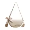 Nova Bolsa de Moda Feminina de Nicho para Comércio Exterior com Toque de Luxo, Bolsa de Ombro Transversal Sela Texturizada Vintage Tendência