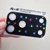 Adecuado para Película de Lente HD Antiexplosión para Apple 17P/17PM/18P/18PM Película de Lente de Diamante Integrada Color Metal