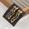 Conjunto de Dos Piezas He Ming Estilo Coreano Simple Aleación Versátil Patrón Irregular Corazón Lazo Pinza para el Cabello de Pico de Pato