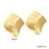 Pendientes Metálicos de Moda Europeos y Americanos, Pendientes Irregulares de Corazón de Gama Alta de Nicho, Pendientes Minimalistas de Acero Inoxidable