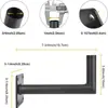 Suporte de Catavento para Beiral Compatível com Mastro de Bandeira Telhado Aspersor de Emergência Antena de TV Externa Suporte de Montagem