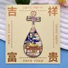 Imán de Metal para Refrigerador Cultural y Creativo Pipa Ciudades de China Qinghai Shandong Nanjing Chongqing Ciudades Populares Souvenirs de Viaje