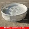 Bandeja flutuante para piscina e fonte termal, cesta redonda de rattan em formato de coração, adequada para pousadas, hotéis e vilas, com porta-copos e bandeja de café da manhã
