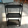 Estantería de Almacenamiento con Ruedas Cocina Dormitorio Multicapa Desmontable Estantería de Almacenamiento para Tiendas Estantería de Almacenamiento para Baño Inodoro