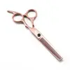 Tijeras de Peluquería de Lujo Doradas Lacadas de 6.0 pulgadas, Tijeras para Cortar el Cabello, Tijeras Rectas, Tijeras para Flequillo, Tijeras Entresacadoras