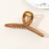 Amazon Transfronteiriço Grande 13cm Presilha Cruzada Simples Temperamento Presilha para Cabelo da Parte de Trás da Cabeça Presilha Tubarão