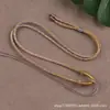 Cordón Colgante Colorido Ajustable para Colgante de Jade, Cordón de Collar Hecho a Mano con Alambre Dorado