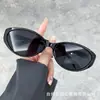 2025 Nuevas Gafas Retro Estilo Coreano Marco Ovalado Pequeño Almohadillas Nasales de Silicona Lentes de Cambio de Color Populares en Tiktok de Alta Calidad Sin Graduación