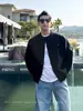 Suéter Cárdigan Nuevo Otoño Invierno 2026 Estilo Perezoso Casual Retro Americano Punto Cuello en V Ropa Exterior Color Sólido para Hombre