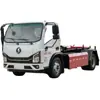 Caminhão de Lixo com Braço Gancho Dongfeng de Oito Rodas Traseiras de 12 Metros Cúbicos para Transferência de Resíduos de Construção Pesada, Grande Capacidade, Alta Resistência