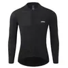 JEPOZRA roupas de ciclismo masculinas e femininas manga longa mountain bike bicicleta de estrada corrida secagem rápida top equipamento de bicicleta outono e inverno