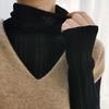 Suéter Feminino de Lã Pura Fina 16 Gauge Gola Alta Slim-Fit Lã Merino Camada Base Gola Meio Alta