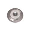 Carcaça de Lâmpada de Beiral Redonda de 3cm Carcaça de Lâmpada de Beiral LED Lâmpada de Decoração de Beiral LED Contorno Paisagem PC Cápsula Shell