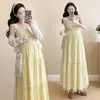 Ropa de Maternidad para Viajes y Vacaciones en la Costa, Vestido de Hada de Xinjiang, Nuevo Vestido de Tirantes Dopamina de Maternidad Verano 2026