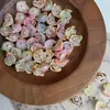 Kit de Materiales para Manualidades de Cuentas Hechas a Mano con Corazón de Rosa Estampado en Oro, Degradado de Dos Tonos, Cuentas Sueltas de Acrílico para Pulseras y Collares, Venta al por Mayor