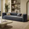 Salón de Belleza, Tienda de Ropa, Apartamento, Alojamiento Familiar, Sala de Estar, Sofá de Tela Verde Oscuro, Sofá Recto Minimalista Moderno para Apartamento Pequeño